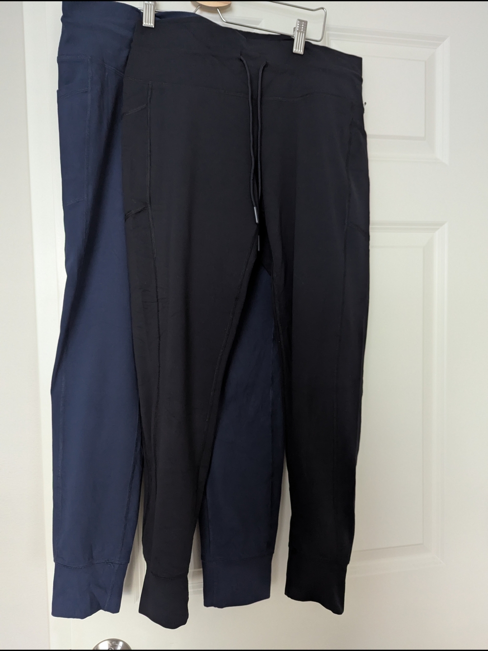 Black Jogger Pants - Stretch Drawstring Waist